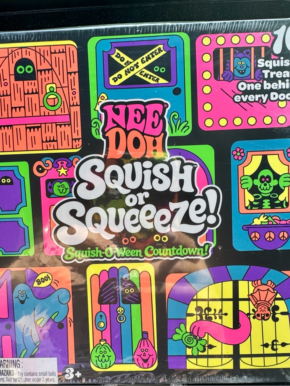 Needoh Squish or Squeeze! Squish-O-Ween Countdown